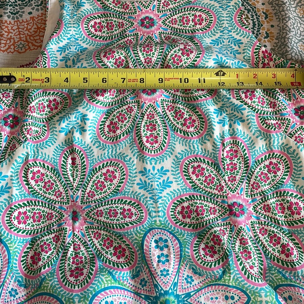 London Times Size 6 Floral Sleeveless Dress - Picture 8 of 10